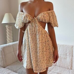 Sabo Skirt Kenny Cutout Daisy Flower Dress.